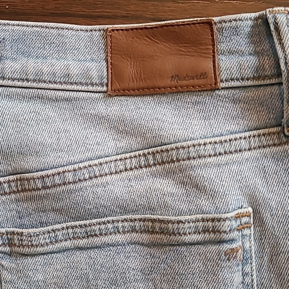 Madewell The Perfect Vintage Jean High-rise Distressed Light Wash Wmns 29 Casual - Picture 14 of 16
